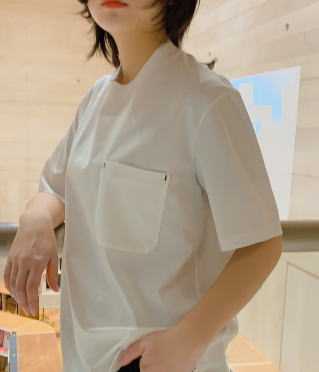 ＃ジャケットインＴシャツ＃高級感のポケット＃高度技術のポケット縫製